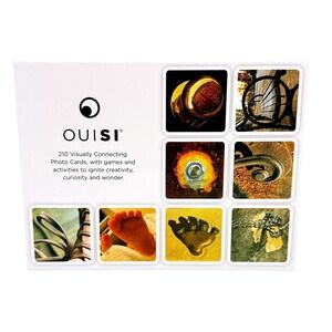 OUISI 210 Visually Connecting Photo Cards Game Fun Curiosity Ages 4+ 1-8 People